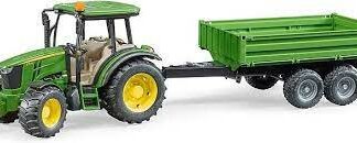 John Deere 5115M + rimorchio