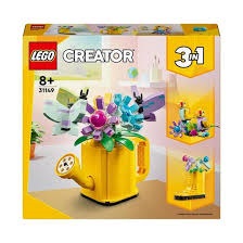 Innaffiatoio con fiori