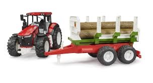 Roadmax trattore con rimorchio tronchi